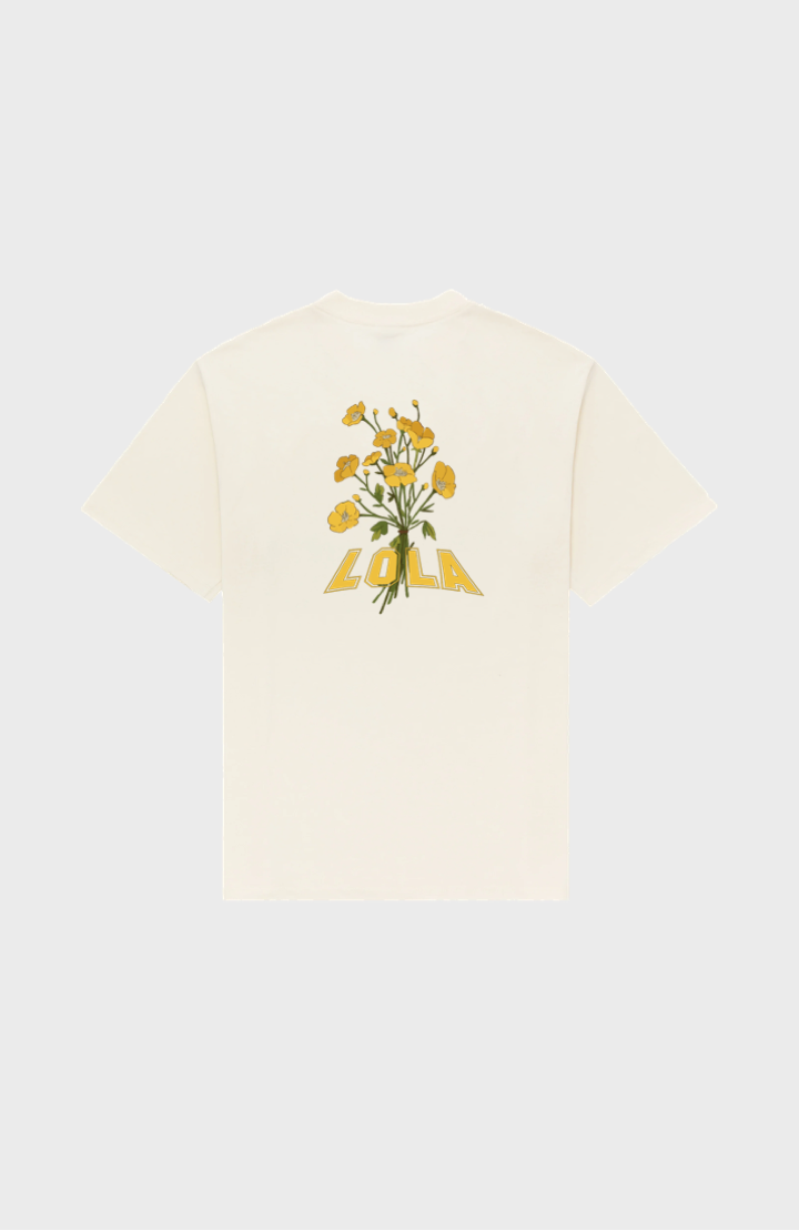Lola -Made in France Tee Flowers Vanilla