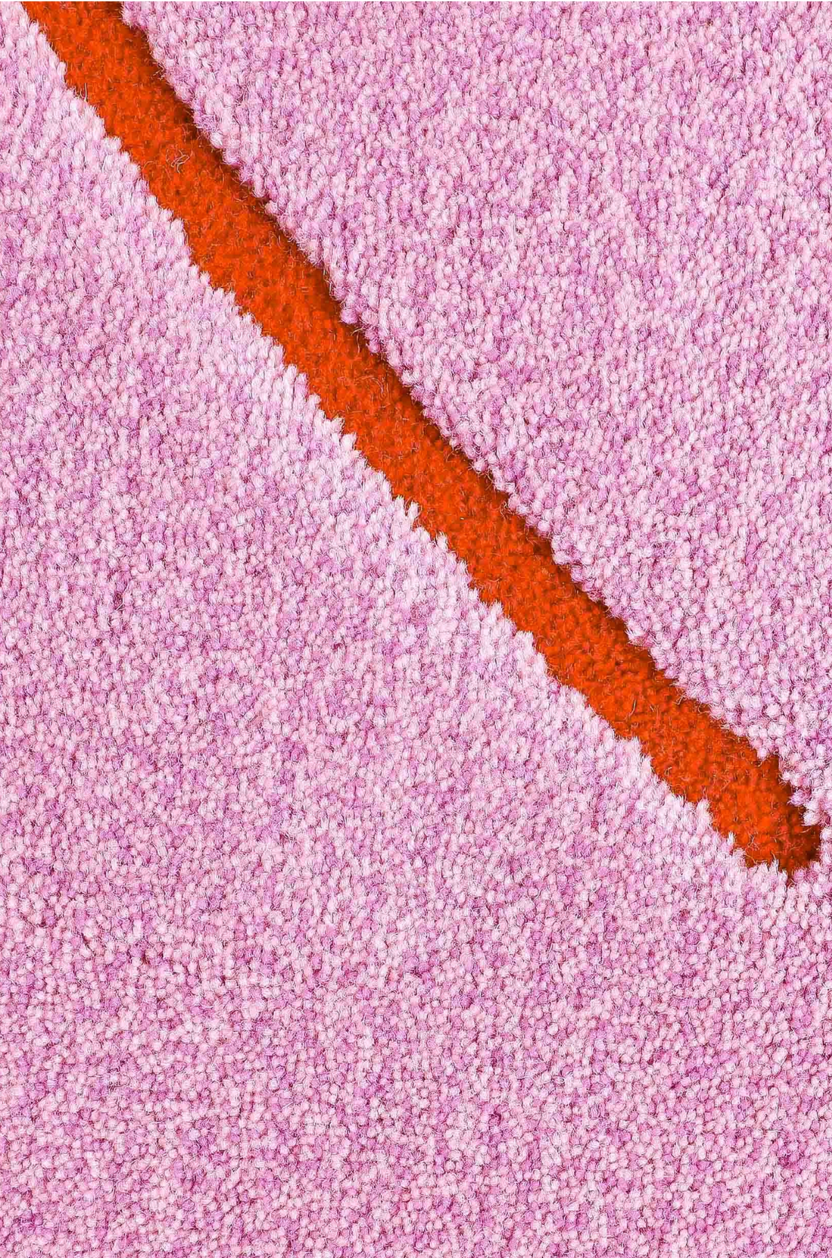 Okej - Pink Mélange Squiggle Rug